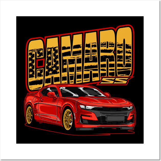 Camaro SS 2019 Wall Art by WINdesign